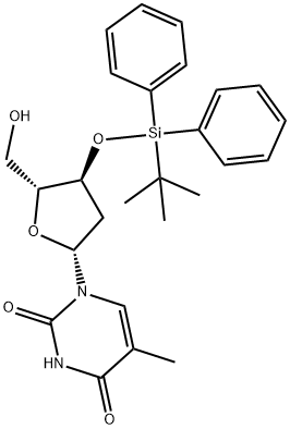 ((2R,4S,5R)-4-(tert-butyldiphenylsilyloxy)-5-(hydroxyMethyl)-tetrahydrofuran-2-yl)-5-MethylpyriMidine-2,4(1H,3H)-dione