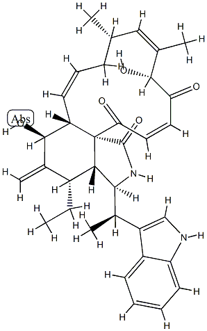 (3S,5S,7S,13E,16S,17E,19R,21E)-5-Ethyl-7,19-dihydroxy-3-[(R)-1-(1H-indol-3-yl)ethyl]-16,18-dimethyl-10,11-dinor[13]cytochalasa-6(12),13,17,21-tetrene-1,20,23-trione