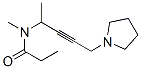 N-Methyl-N-[1-methyl-4-(pyrrolidin-1-yl)-2-butynyl]propanamide