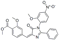 methyl 2-methoxy-4-[(E)-[1-(2-methoxy-4-nitro-phenyl)-5-oxo-2-phenyl-i midazol-4-ylidene]methyl]benzoate