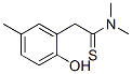 Benzeneethanethioamide,  2-hydroxy-N,N,5-trimethyl-