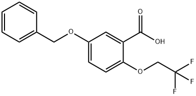 5-(PhenylMethoxy)-2-(2,2,2-trifluoroethoxy)benzoic Acid