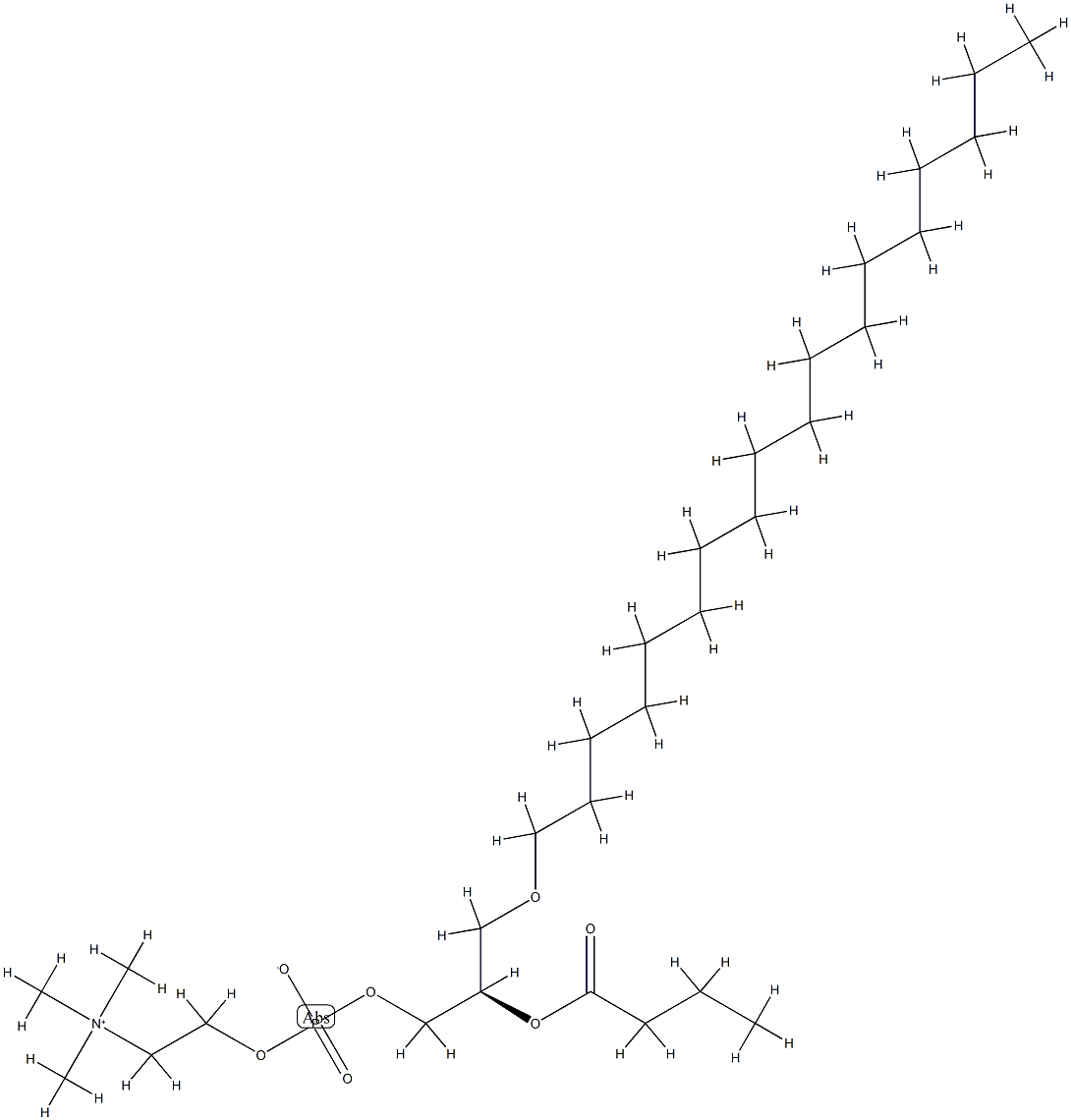 1-0-OCTADECYL-2-BUTYRYL-SN-GLYCERO-3-PHOSPHOCHOLINE;C18-04:0 PC