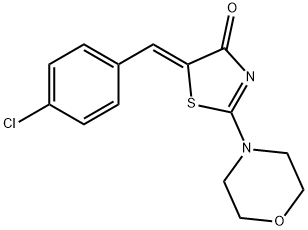 (5Z)-5-(4-chlorobenzylidene)-2-(morpholin-4-yl)-1,3-thiazol-4(5H)-one