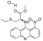 L-Cysteine, S-ethyl-N-(1-nitro-9-acridinyl)-, methyl ester, monohydroc hloride