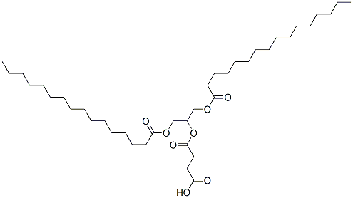 Butanedioic acid, mono(2-((1-oxohexadecyl)oxy)-1-(((1-oxohexadecyl)oxy )methyl)ethyl) ester