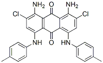 1,8-diamino-2,7-dichloro-4,5-bis[(4-methylphenyl)amino]anthraquinone