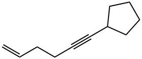 Cyclopentane, 5-hexen-1-ynyl- (9CI)