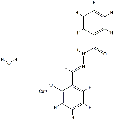 (salicylaldehydebenzoylhydrazonato)copper(II)