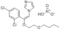 1-(2-(2-Butoxyethoxy)-2-(2,4-dichlorophenyl)ethenyl)-1H-imidazole nitr ate