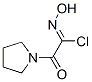 1-Pyrrolidineethanimidoyl chloride, N-hydroxy-alpha-oxo- (9CI)