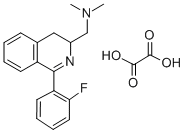 3-Isoquinolinemethanamine, 3,4-dihydro-N,N-dimethyl-1-(2-fluorophenyl) -, ethanedioate (1:1)
