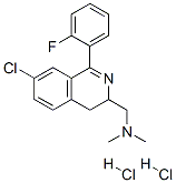 1-[7-chloro-1-(2-fluorophenyl)-3,4-dihydroisoquinolin-3-yl]-N,N-dimeth yl-methanamine dihydrochloride