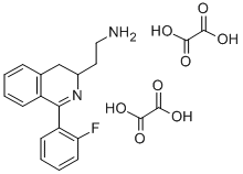 3,4-Dihydro-1-(2-fluorophenyl)-3-isoquinolineethanamine ethanedioate ( 1:2)