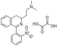 3,4-Dihydro-N,N-dimethyl-1-(2-nitrophenyl)-3-isoquinolineethanamine et hanedioate (1:1)