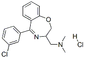 1-[6-(3-chlorophenyl)-2-oxa-5-azabicyclo[5.4.0]undeca-5,7,9,11-tetraen -4-yl]-N,N-dimethyl-methanamine hydrochloride