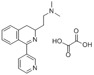 3-Isoquinolineethanamine, 3,4-dihydro-N,N-dimethyl-1-(3-pyridinyl)-, e thanedioate (salt)
