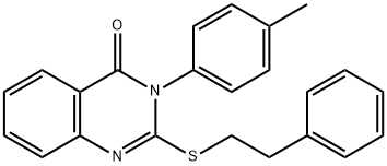 3-(4-methylphenyl)-2-[(2-phenylethyl)sulfanyl]quinazolin-4(3H)-one