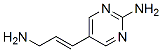 2-Pyrimidinamine, 5-(3-amino-1-propenyl)-, (E)- (9CI)