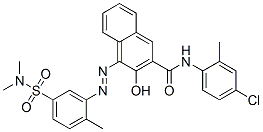 N-(4-chloro-2-methylphenyl)-4-[[5-[(dimethylamino)sulphonyl]-2-methylphenyl]azo]-3-hydroxynaphthalene-2-carboxamide