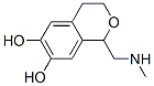 1H-2-Benzopyran-6,7-diol, 3,4-dihydro-1-[(methylamino)methyl]- (9CI)