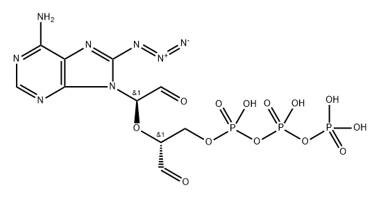 8-azidoadenosine-5'-triphosphate 2',3'-dialdehyde