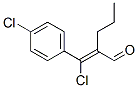 2-[chloro(4-chlorophenyl)methylene]valeraldehyde