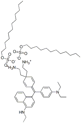 [4-[[4-(diethylamino)phenyl][4-(ethylamino)-1-naphthyl]methylene]-2,5-cyclohexadien-1-ylidene]diethylammonium dodecyl sulphate