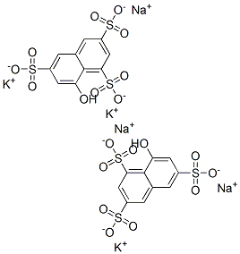 8-hydroxynaphthalene-1,3,6-trisulphonic acid, potassium sodium salt