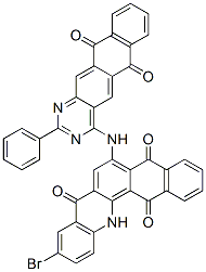 10-bromo-6-[(6,11-dihydro-6,11-dioxo-2-phenylnaphtho[2,3-g]quinazolin-4-yl)amino]naphth[2,3-c]acridine-5,8,14(13H)-trione