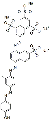 tetrasodium 7-[[4-[[4-[(4-hydroxyphenyl)azo]-2-methylphenyl]azo]-7-sulphonato-1-naphthyl]azo]naphthalene-1,3,5-trisulphonate