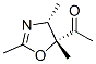 Ethanone, 1-(4,5-dihydro-2,4,5-trimethyl-5-oxazolyl)-, cis- (9CI)