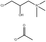 (3-chloro-2-hydroxypropyl)trimethylammonium acetate