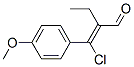 2-[chloro(4-methoxyphenyl)methylene]butyraldehyde