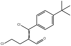 2-[[4-(tert-butyl)chlorophenyl]methylene]-4-chlorobutyraldehyde