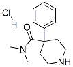 N,N-dimethyl-4-phenylpiperidine-4-carboxamide monohydrochloride