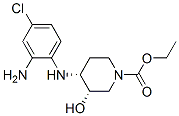 ethyl cis-4-[(2-amino-4-chlorophenyl)amino]-3-hydroxypiperidine-1-carboxylate