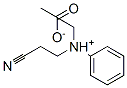 N-(2-cyanoethyl)-N-ethylanilinium acetate