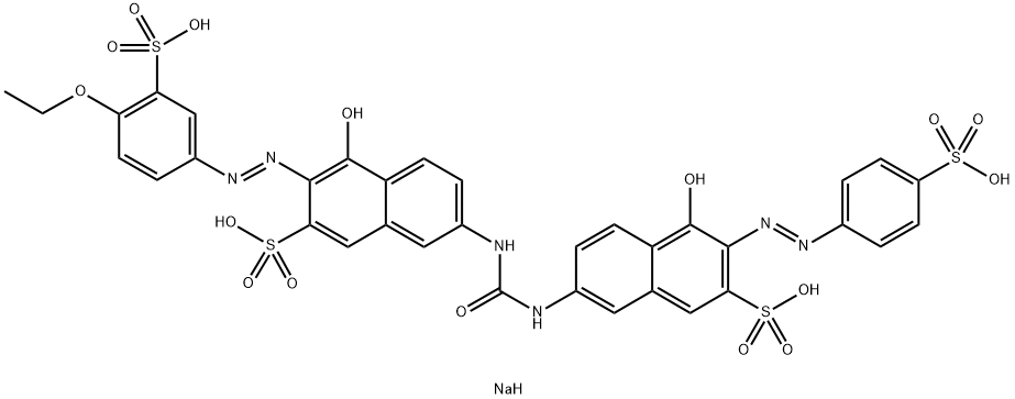 tetrasodium 3-[(4-ethoxy-3-sulphonatophenyl)azo]-4-hydroxy-7-[[[[5-hydroxy-7-sulphonato-6-[(4-sulphonatophenyl)azo]-2-naphthyl]amino]carbonyl]amino]naphthalene-2-sulphonate