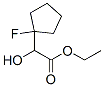 Cyclopentaneacetic acid, 1-fluoro--alpha--hydroxy-, ethyl ester (9CI)
