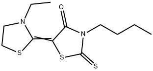 3-butyl-5-(3-ethylthiazolidin-2-ylidene)-2-thioxothiazolidin-4-one
