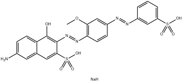 7-amino-4-hydroxy-3-[[2-methoxy-4-[(3-sulphophenyl)azo]phenyl]azo]naphthalene-2-sulphonic acid, sodium salt