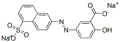 2-羟基-5-[(5-硫-2-萘基)偶氮]-苯甲酸钠