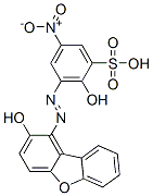 2-hydroxy-3-[(2-hydroxy-1-dibenzofuryl)azo]-5-nitrobenzenesulphonic acid