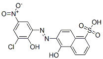 6-[(3-chloro-2-hydroxy-5-nitrophenyl)azo]-5-hydroxynaphthalene-1-sulphonic acid