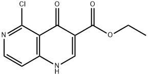 5-CHLORO-1,4-DIHYDRO-4-OXO-1,6-NAPHTHYRIDINE-3-CARBOXYLIC ACID ETHYL ESTER