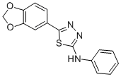 1,3,4-Thiadiazol-2-amine, 5-(1,3-benzodioxol-5-yl)-N-phenyl-