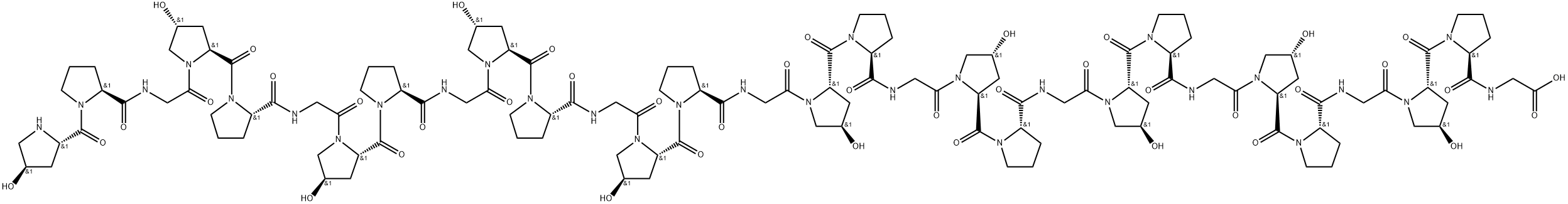 poly(hydroxyprolyl-prolyl-glycine)(10)