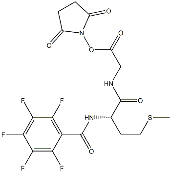 N-pentafluorobenzoylmethionylglycine-N-hydroxysuccinimide ester