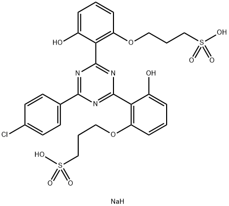 disodium 3,3'-[[6-(4-chlorophenyl)-1,3,5-triazine-2,4-diyl]bis[(3-hydroxy-2,1-phenylene)oxy]]bispropanesulphonate